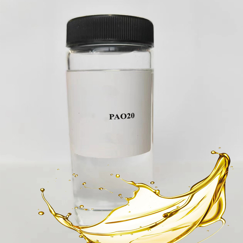 Huile lubrifiante à haute et basse température Pao20 Huile de base synthétique pour environnements difficiles